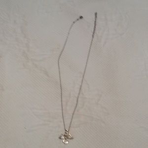 Sterling silver angel necklace.